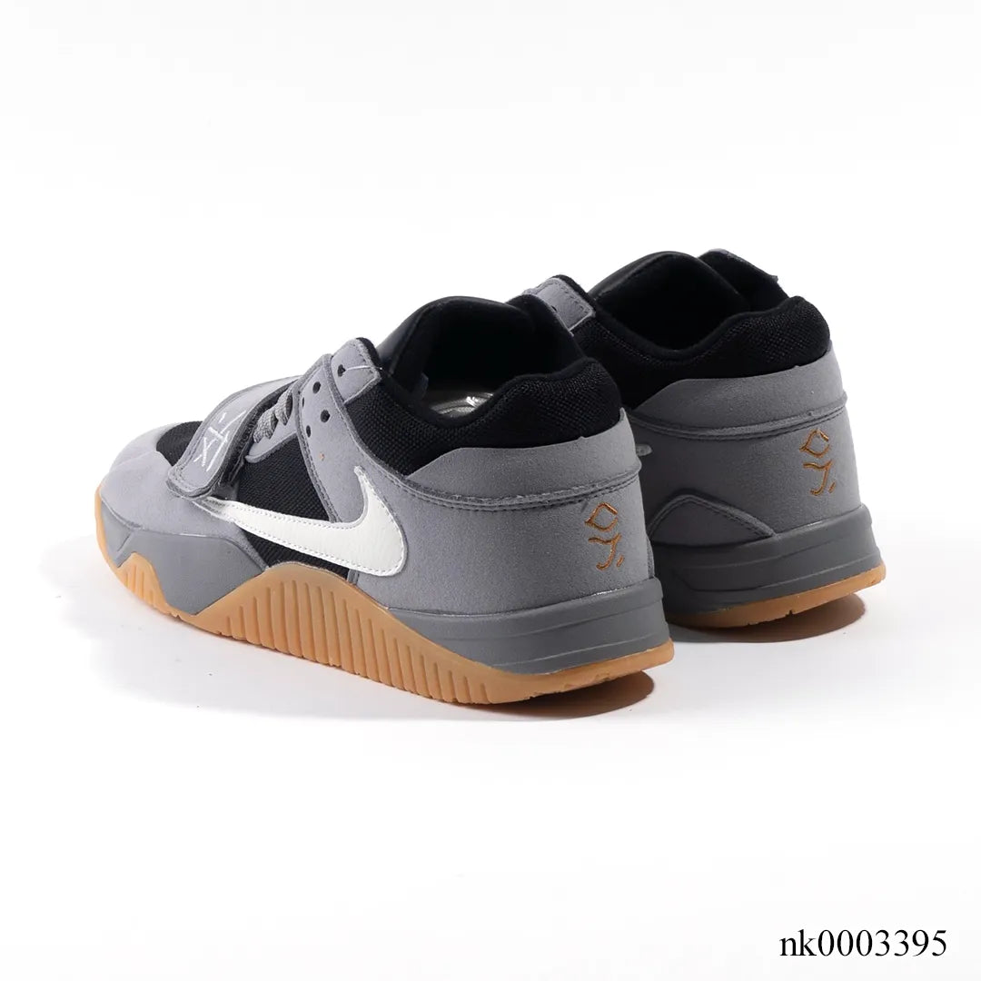 Travis Scott x Jumpman Jack Grey Black Gum Shoes Sneakers – nk0003395 image 4