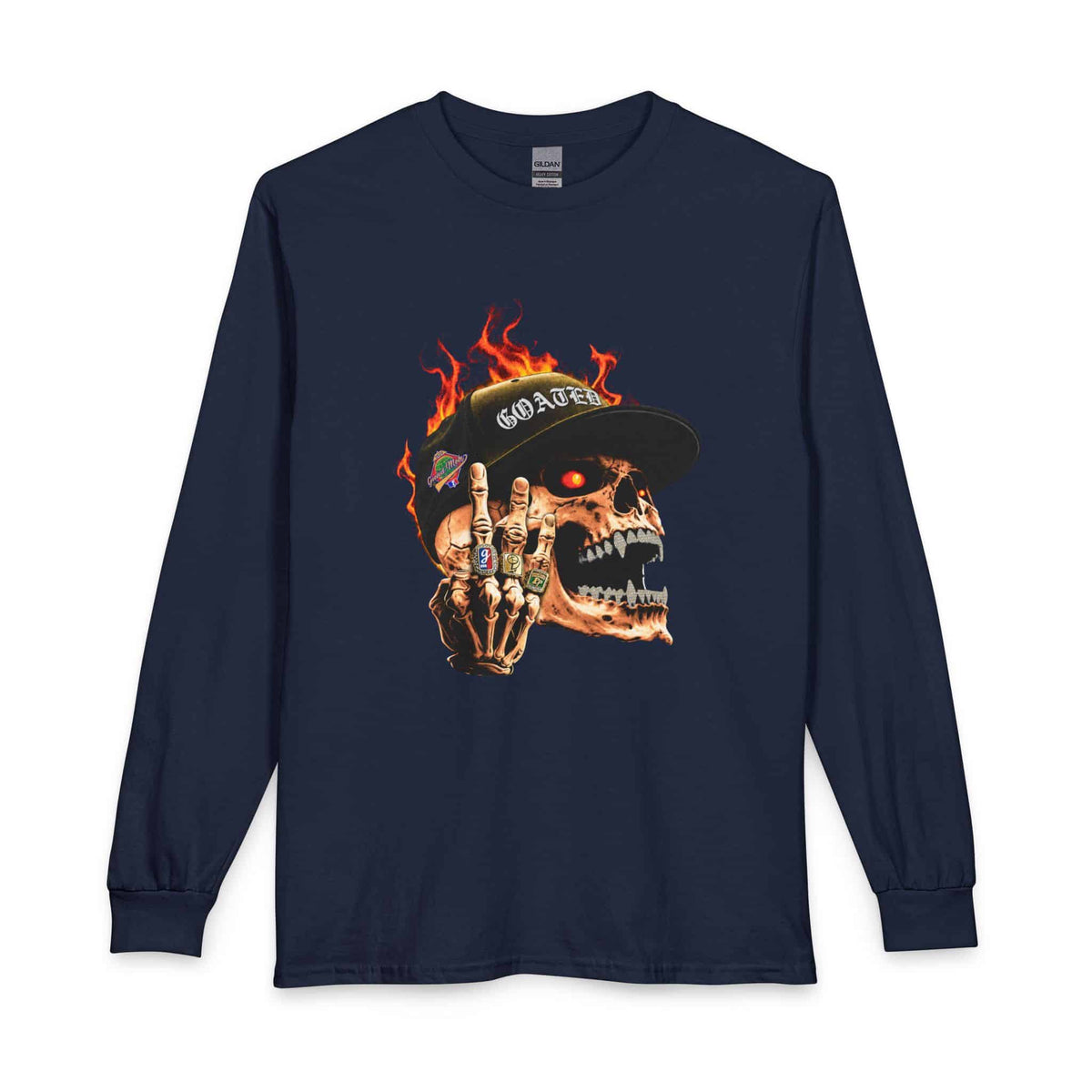 GOATED Skull Long Sleeve T-Shirt image 20