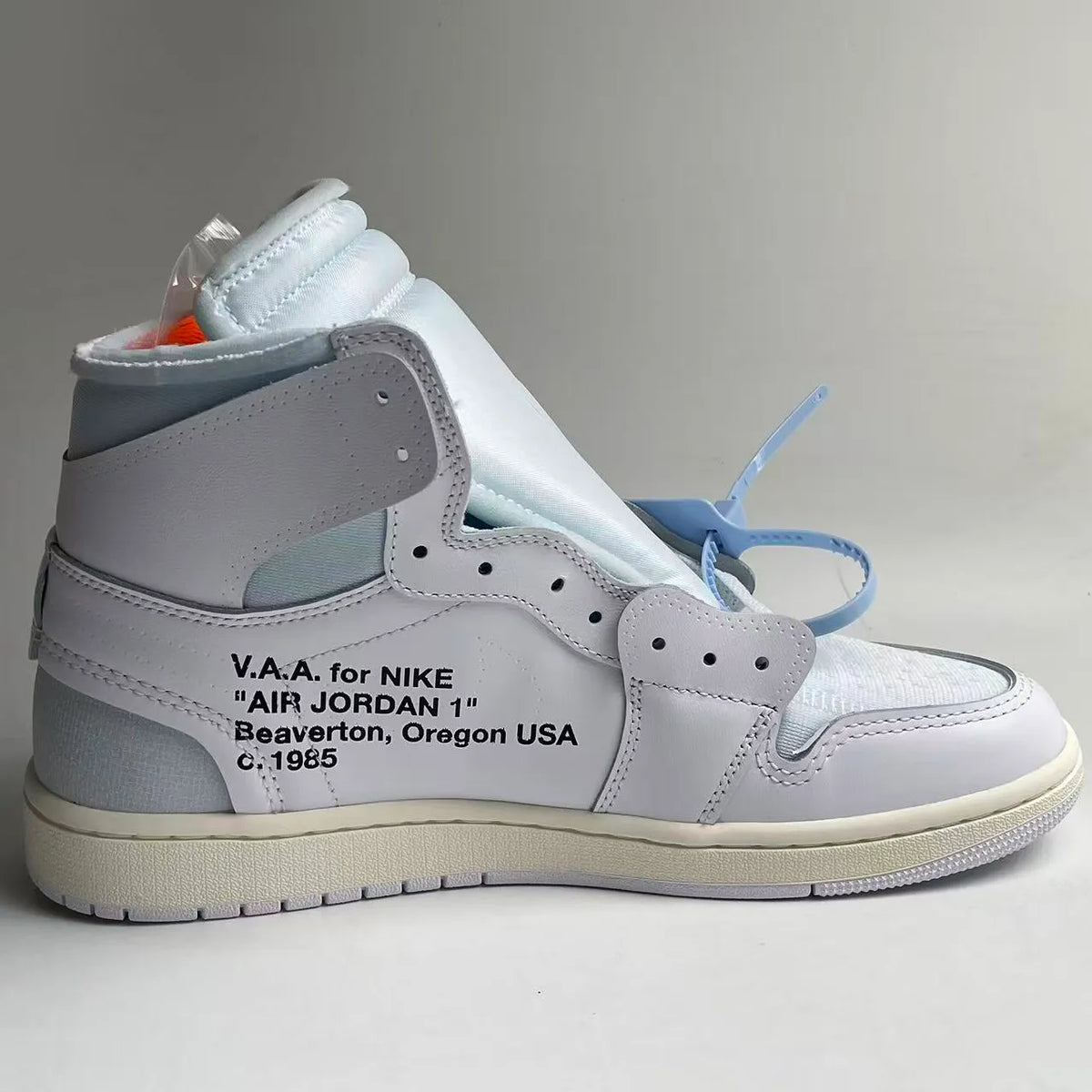 Virgil Abloh Archive x AJ 1 High OG 'Alaska' Shoes Sneakers – nk0004931 image 2