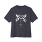 Heavenly Guardians Unisex Oversized Boxy Tee - Dark Grey, S image