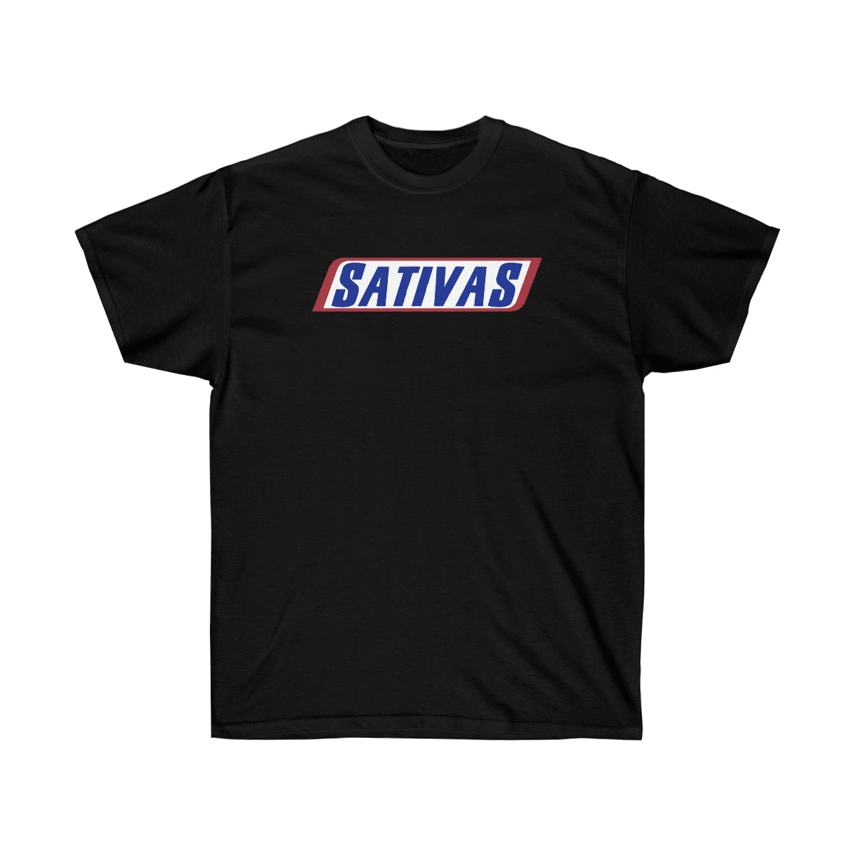 Sativas Color Men T-Shirt - Black, 2XL image