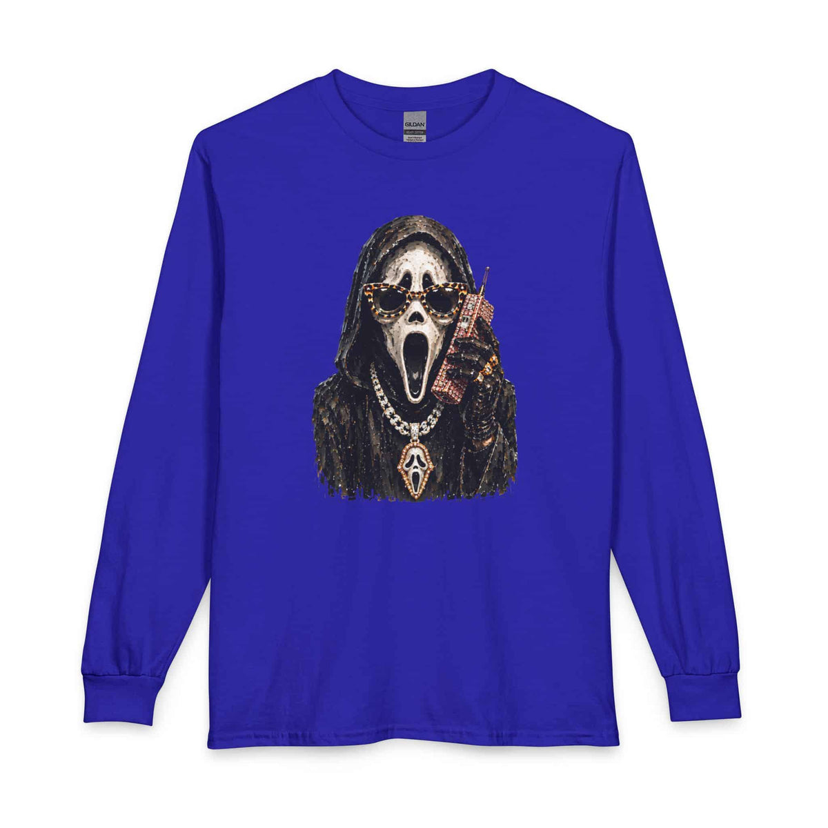 Halloween Ghostface Long Sleeve T-Shirt image 12