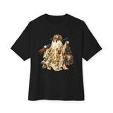 Hunting Season Spooky Camo Mallards Unisex Oversized Boxy Tee image 0