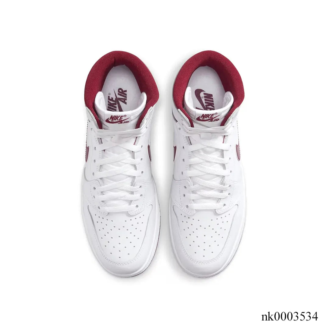 AJ 1 High 85 Metallic Burgundy Shoes Sneakers - nk0003534 image 3