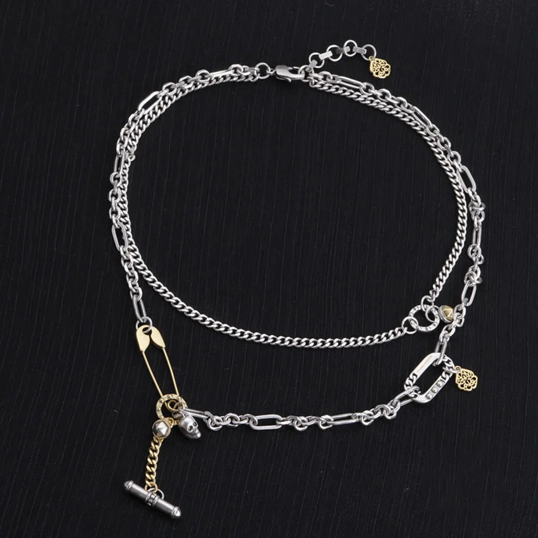 McQueen Safety Pin Necklace - MC0006 image 0
