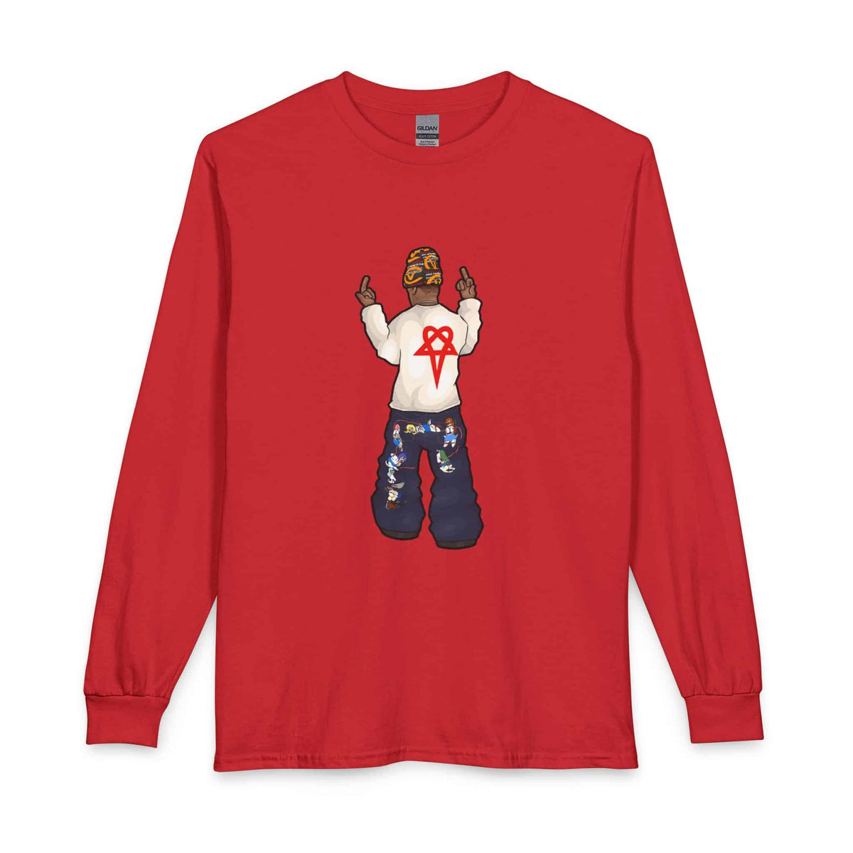 Rebel Attitude Long Sleeve T-Shirt image