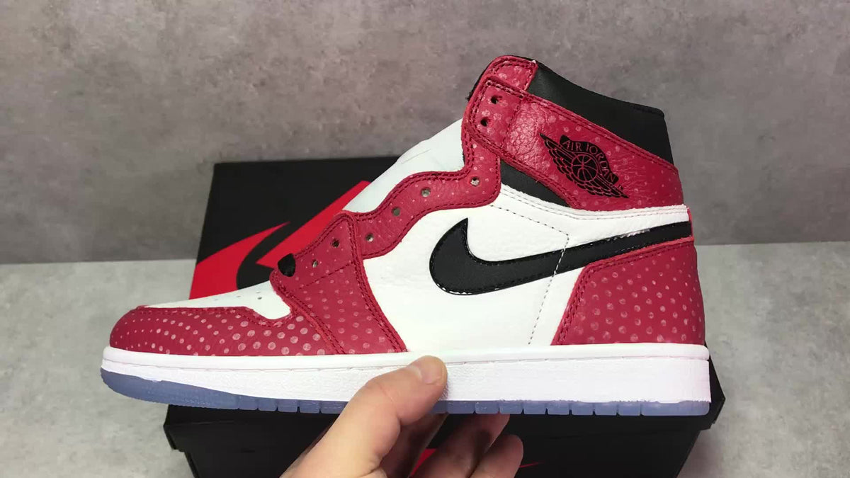 AJ 1 Retro High Spider-Man Origin Story Shoes Sneakers - nk0000040 image 7
