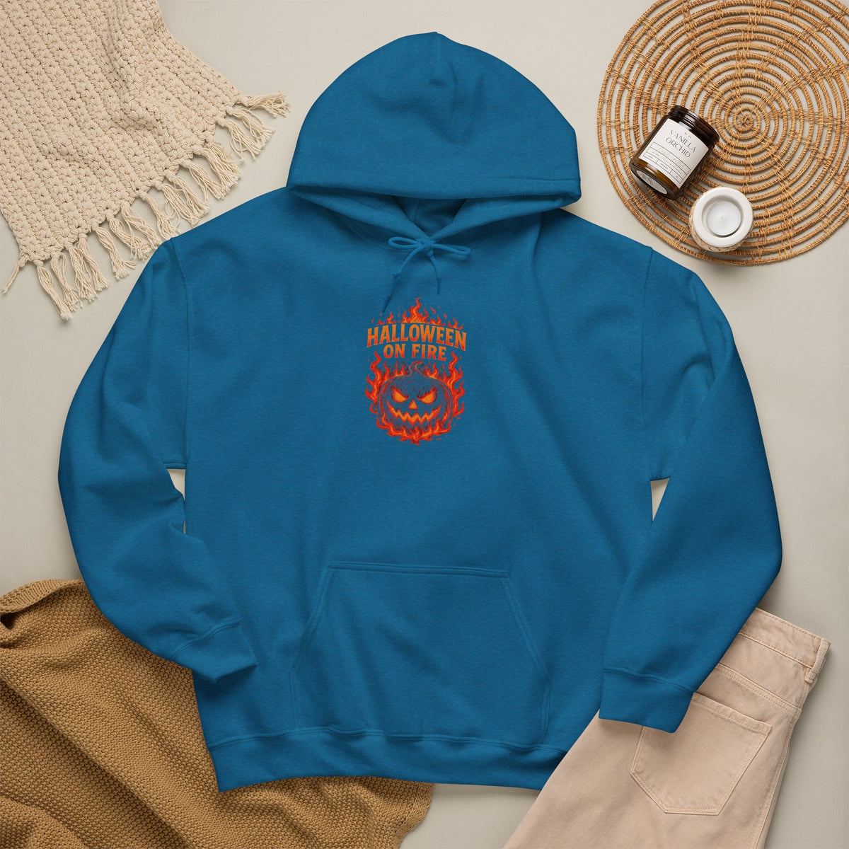 Halloween on Fire Hooded Sweatshirt image 18