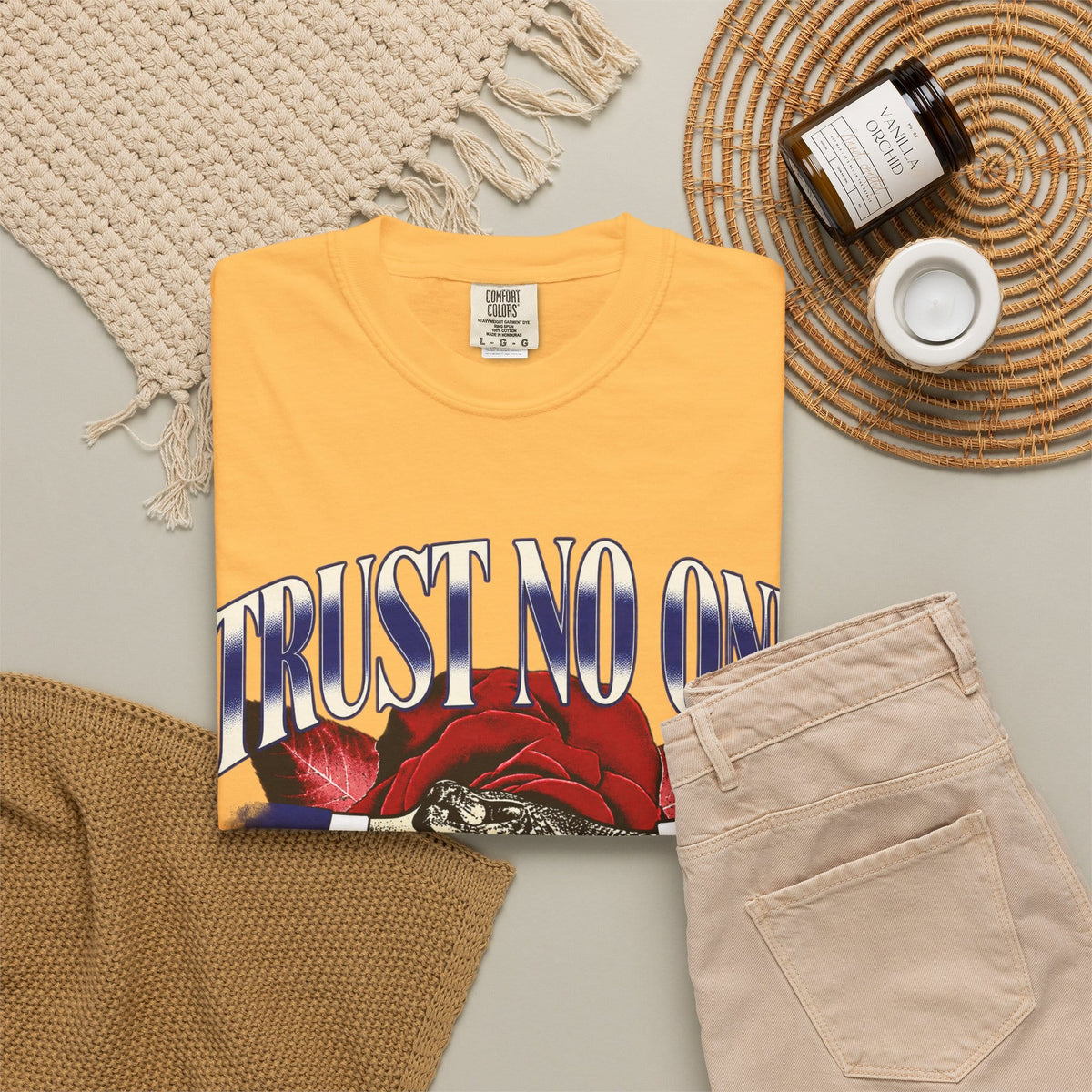 Graphic Print  Unisex Garment-Dyed T-shirt - POD0037 image 19