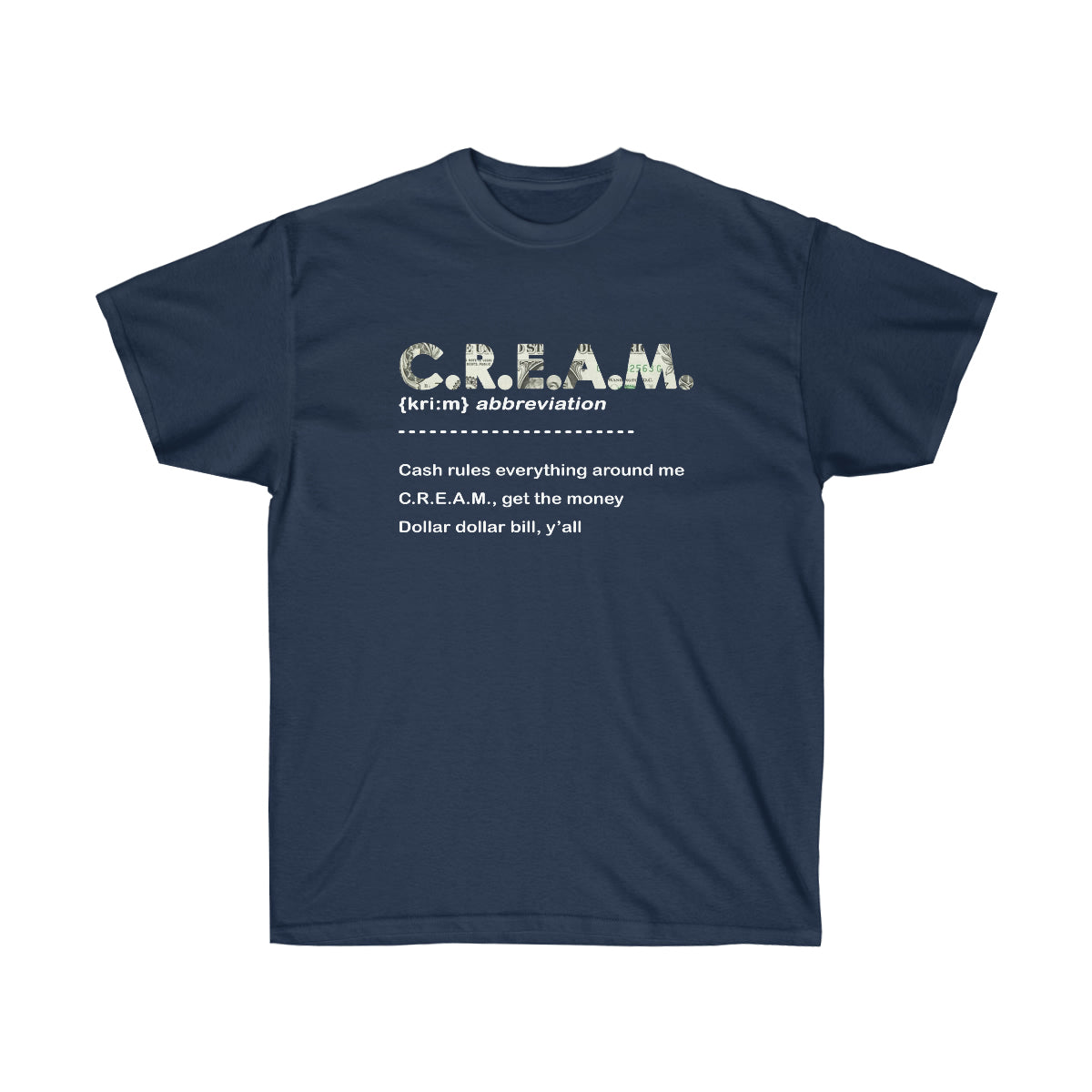 CREAM Definition Men T-Shirt - Navy, M image