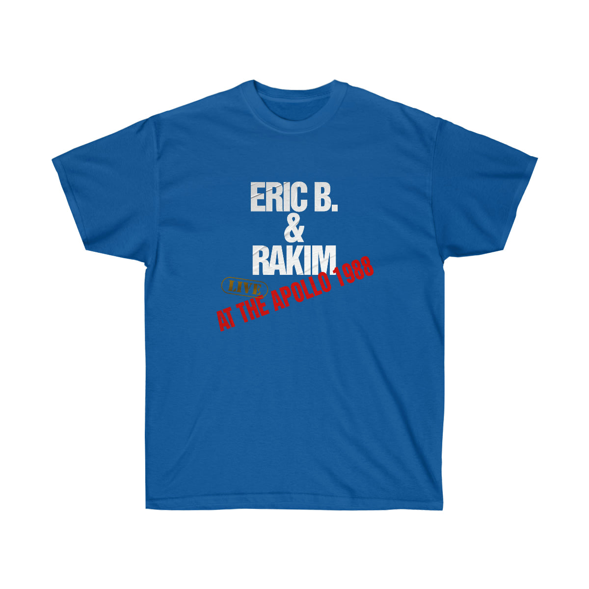Rap Live At The Apollo 1988 Men T-Shirt - Royal, M image