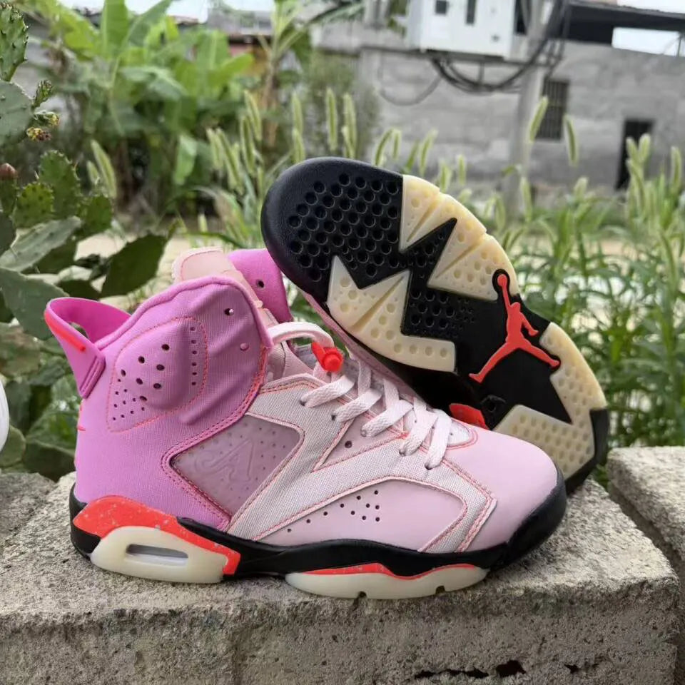 Awake NY x AJ 6 "Playful Pink"/ “Bubblegum” Shoes Sneakers - nk0005249 image 4