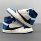 Travis Scott x Fragment x AJ 1 High "Military Blue" Shoes Sneakers - nk0001586 image 6