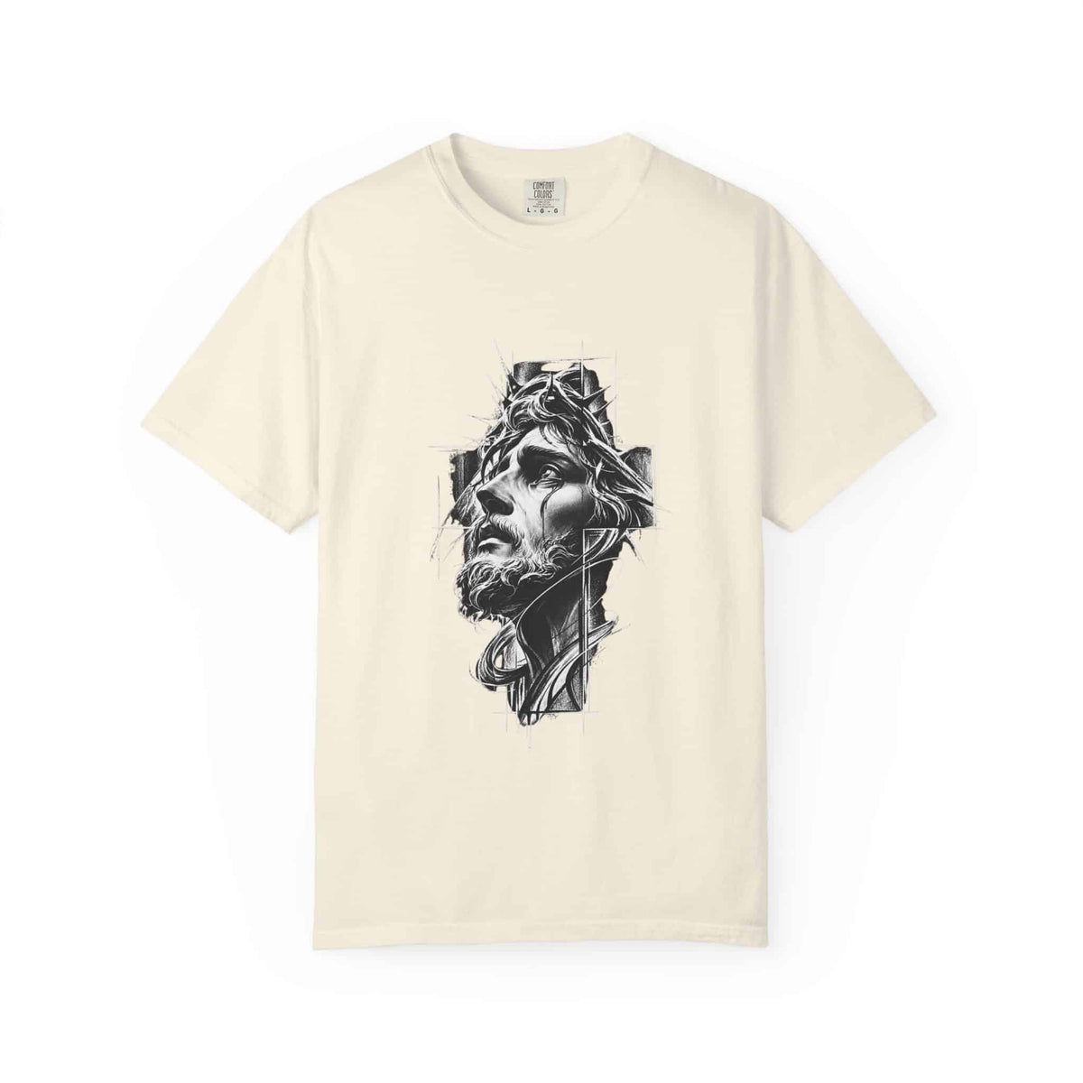 Crown of Faith 2 Unisex Garment-Dyed T-shirt image