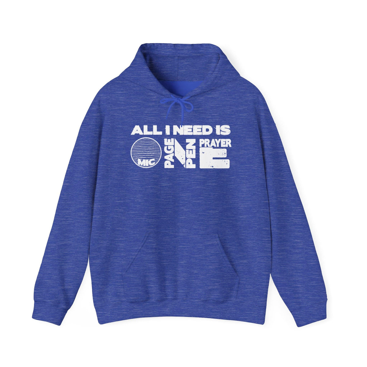 ALL_I_NEED_IS Unisex Heavy Blend™ Hooded Sweatshirt - S, Heather Sport Royal image
