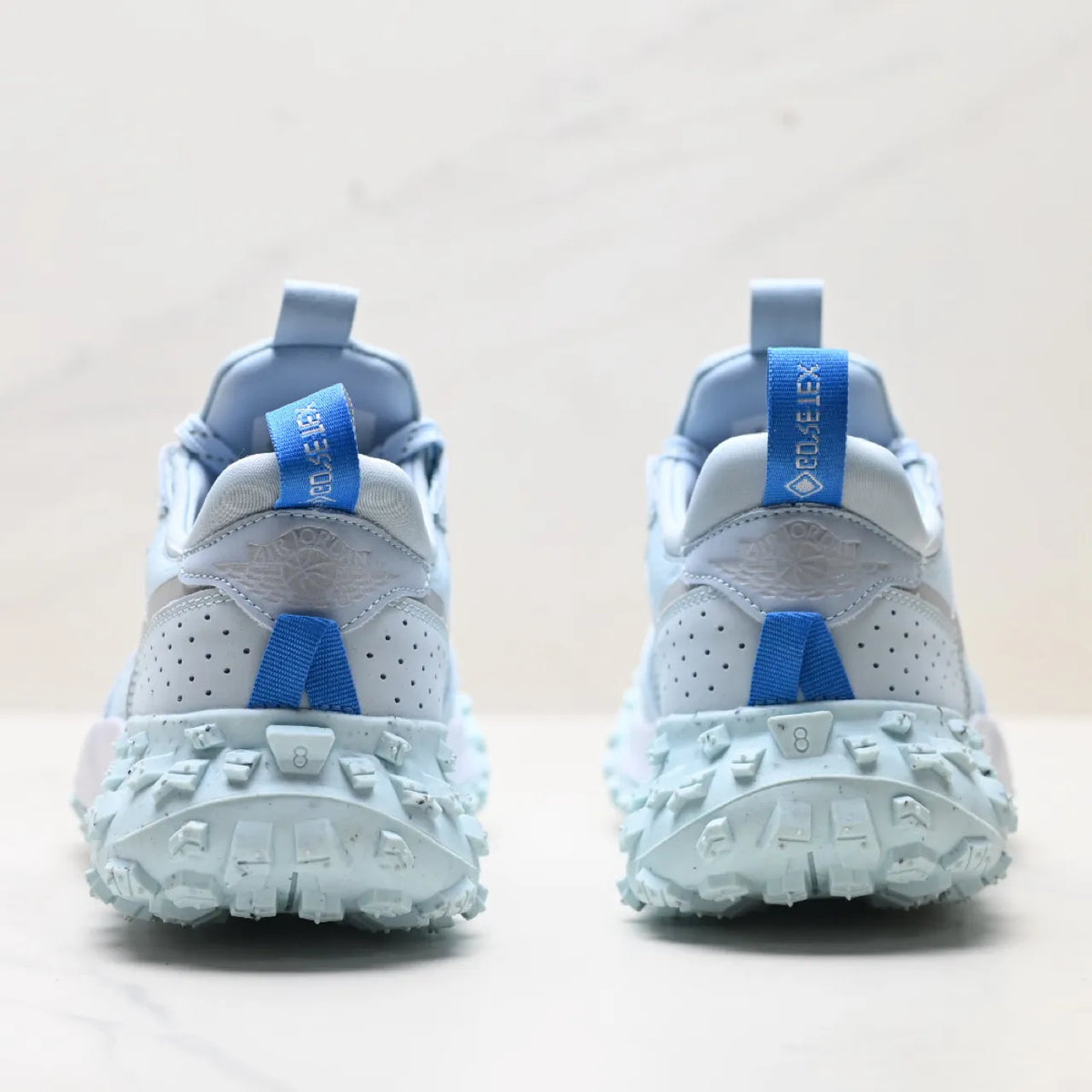 AJ 1 Low Element Gore-Tex Glacier Blue Silver Shoes Sneakers - nk0004988 image 6