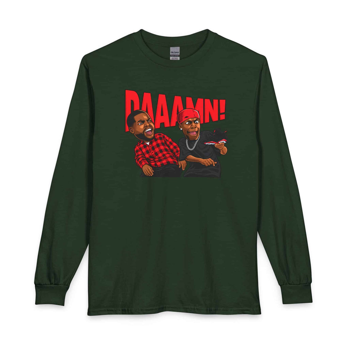 Graphic Print Long Sleeve T-Shirt - POD0035 image