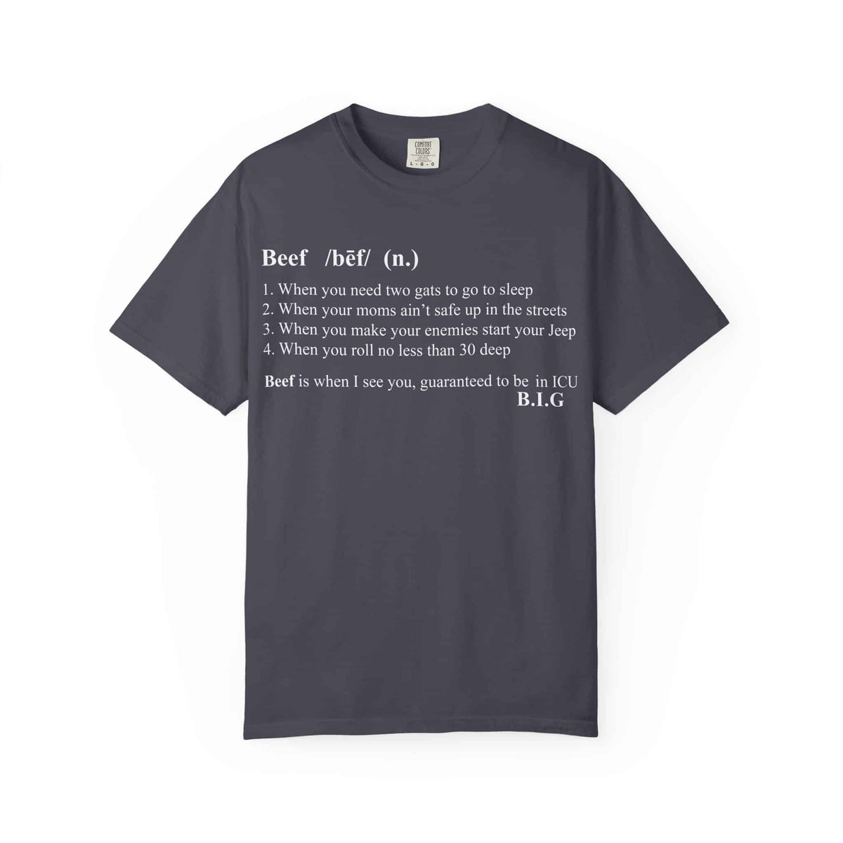 Beef Definition Unisex Garment-Dyed T-shirt image 56
