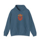 Halloween on Fire Hooded Sweatshirt - 2XL, Indigo Blue image