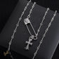 CH Pin & Cross Pendant Necklace - CH0041 image 0