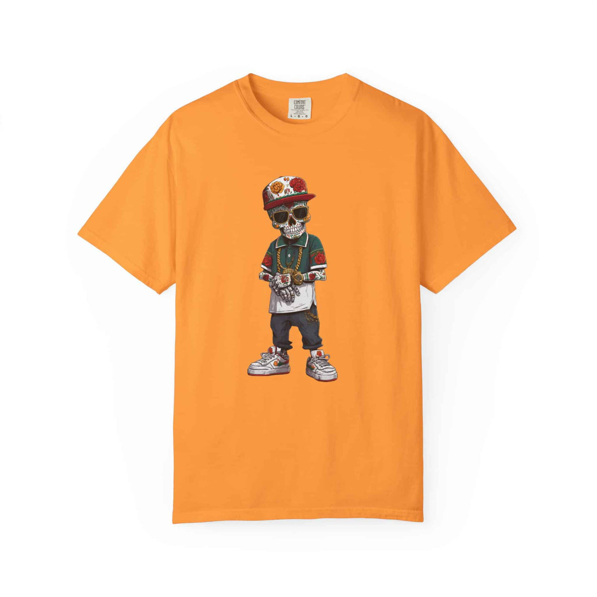 Skull Luxury Unisex Garment-Dyed T-shirt image 36