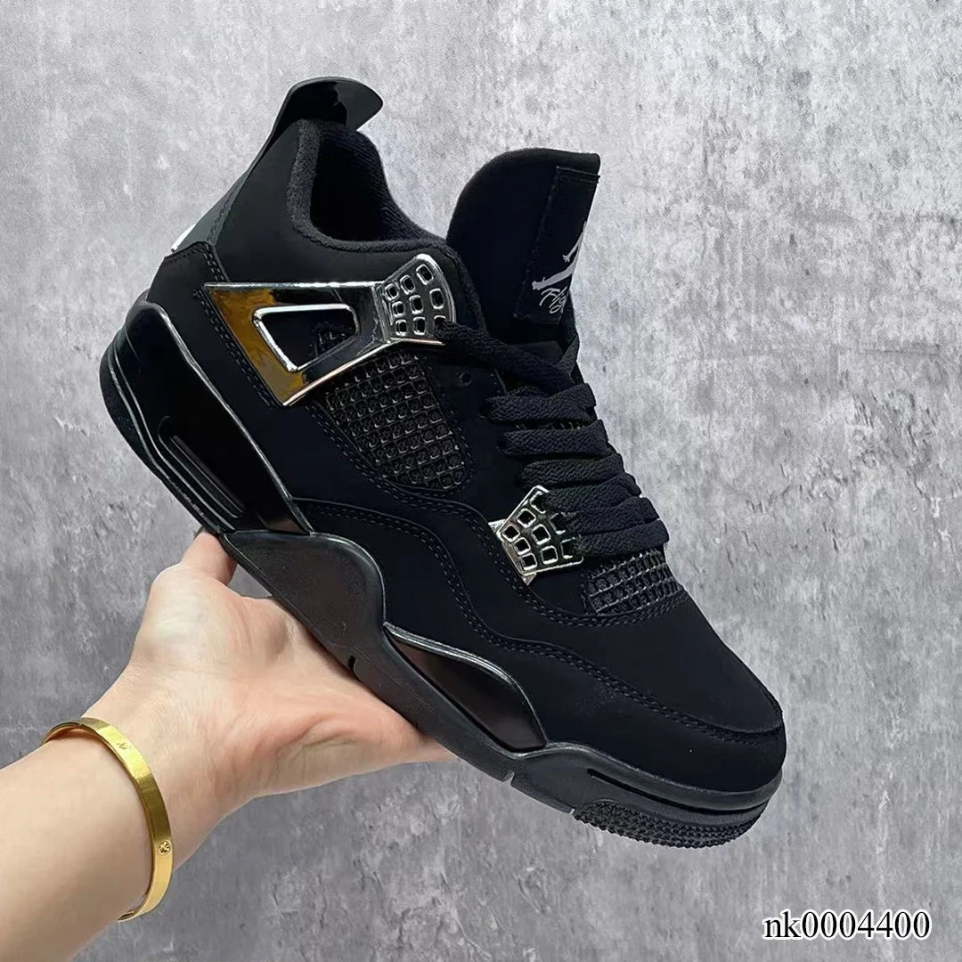 AJ 4 Black Chrome Shoes Sneakers – nk0004400 image 3