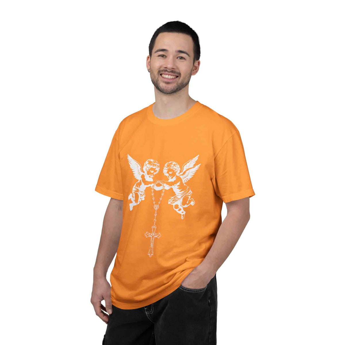 Heavenly Guardians Unisex Garment-Dyed T-shirt image 46
