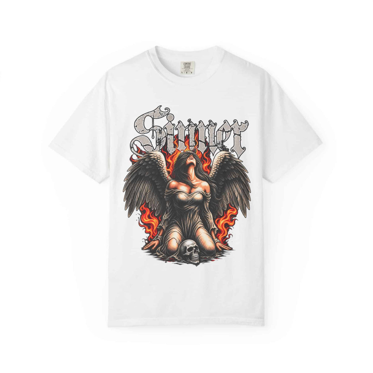 Sinner’s Flame Unisex Garment-Dyed T-shirt image 101