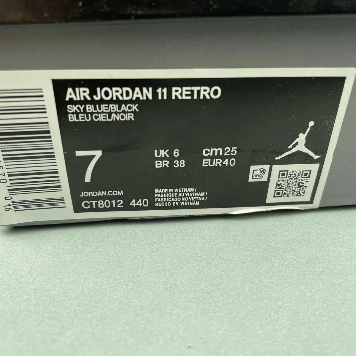 [Premium] AJ 11 Retro Gamma Blue Black Shoes Sneakers - nk0004779 image 13
