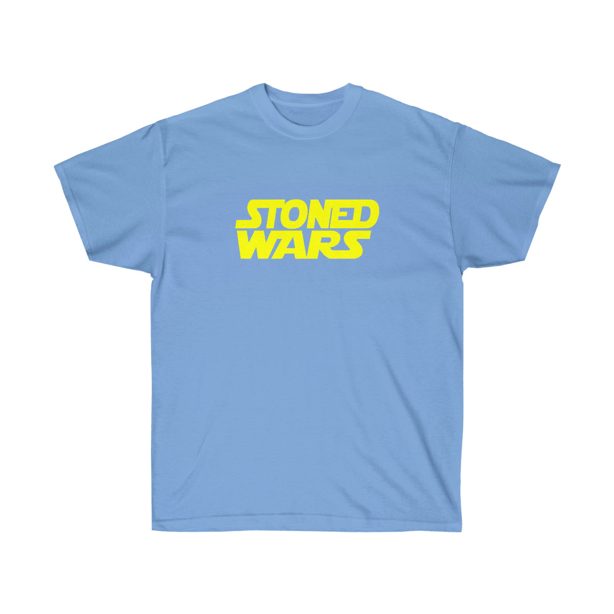 Stoned Yellow Wars Men T-Shirt - Carolina Blue, L image