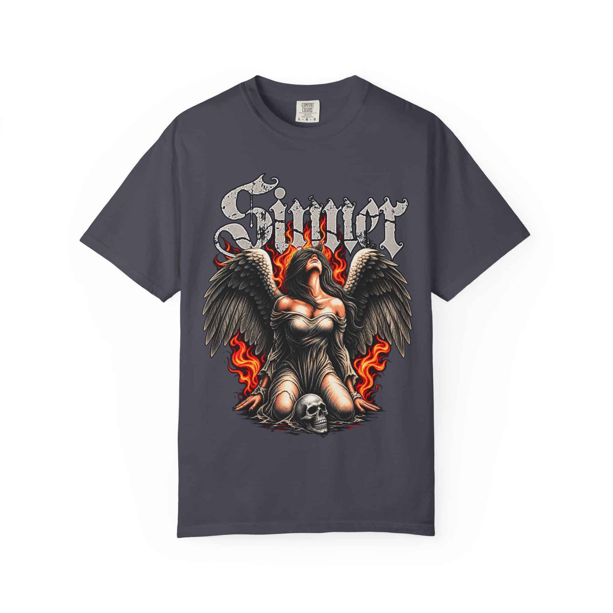Sinner’s Flame Unisex Garment-Dyed T-shirt image 84