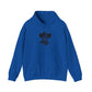 Outlaw Skull Hooded Sweatshirt - M, Royal image