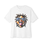 Diamond Drip Unisex Oversized Boxy Tee - White, 3XL image