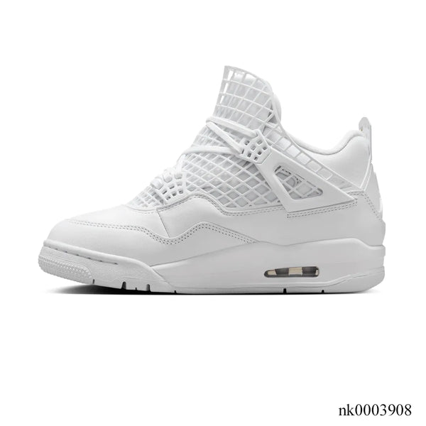 [Premium] Air Jordan 4 NET White Shoes Sneakers – nk0003908