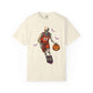 Halloween Basketball Unisex Garment-Dyed T-shirt image