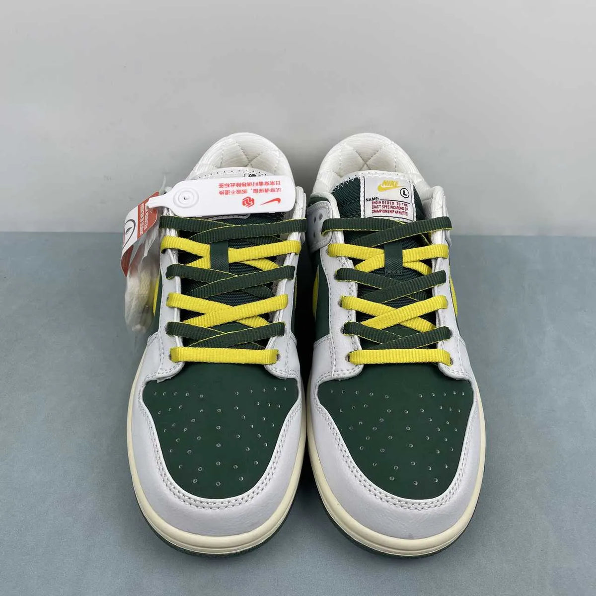 Dunk Low Retro "Sail/University Gold-Fir" Shoes Sneakers - nk0005383 image 17