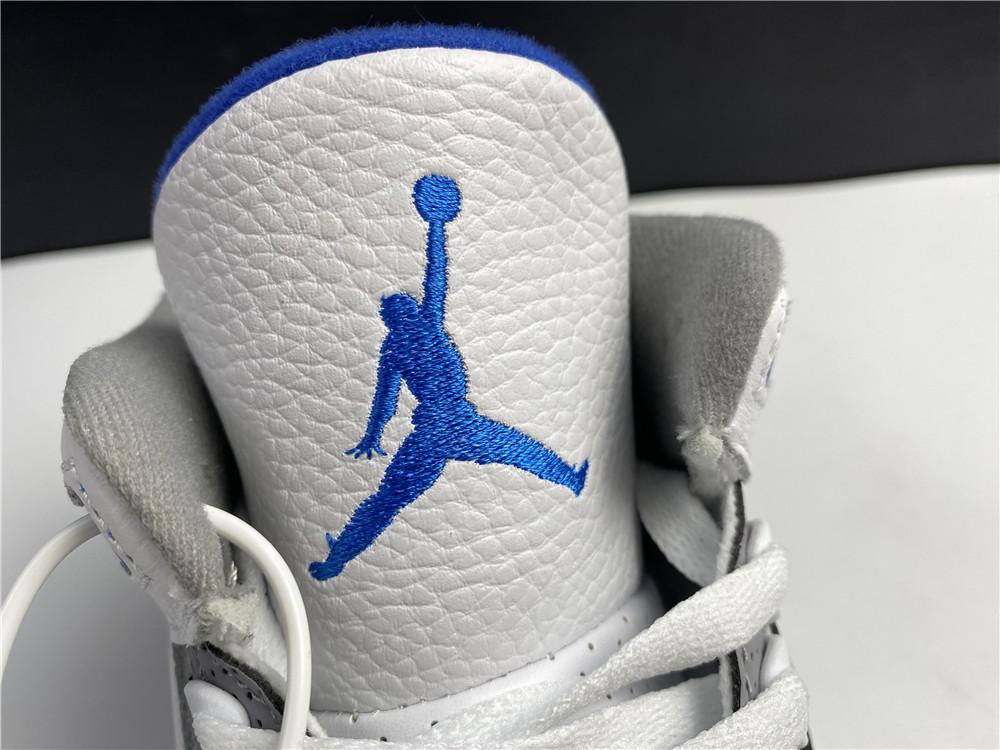 AJ 3 Fragment White Blue Shoes Sneakers - nk0000859 image 19
