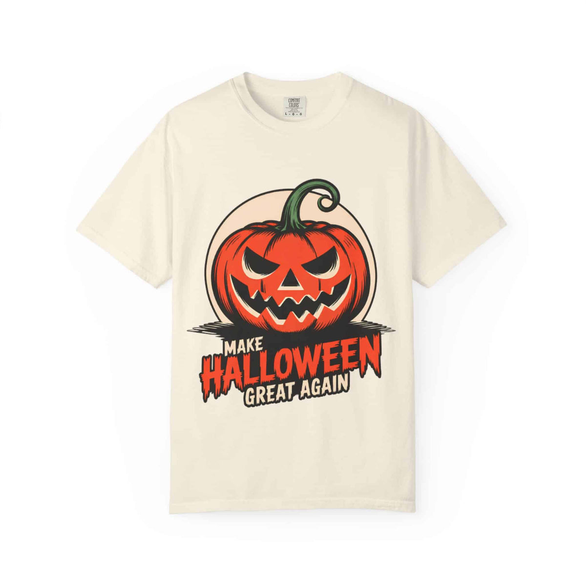 Make Halloween Great Again Unisex Garment-Dyed T-shirt image