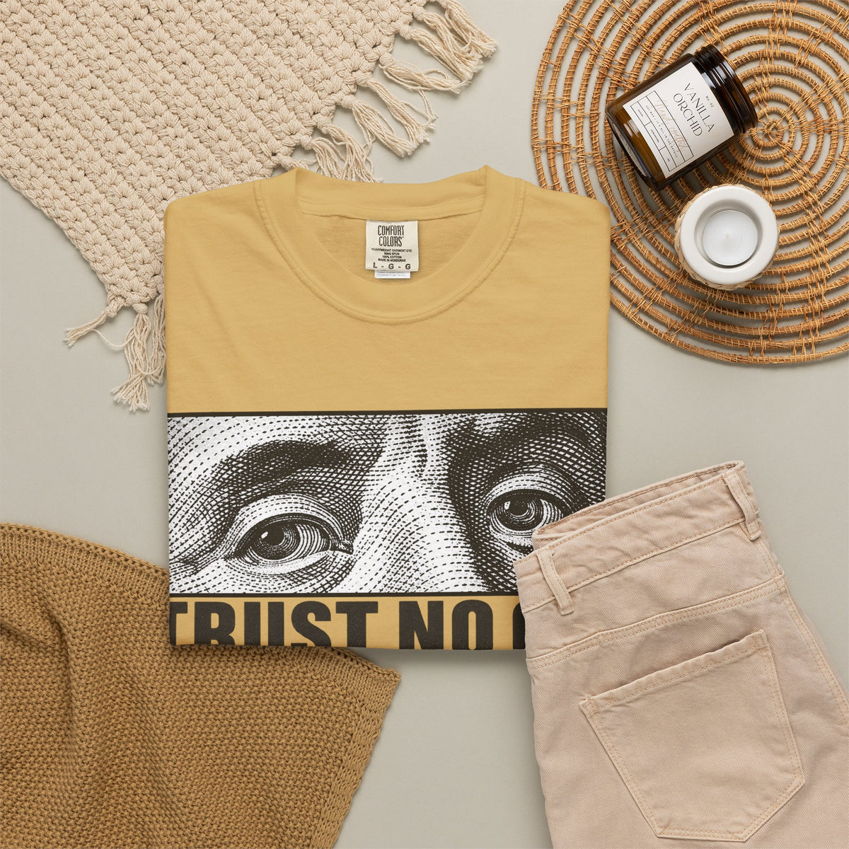 Graphic Print  Unisex Garment-Dyed T-shirt - POD0039 image 23
