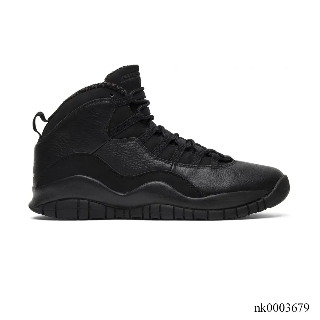 AJ 10 Retro Blackout Shoes Sneakers - nk0003679 image 0