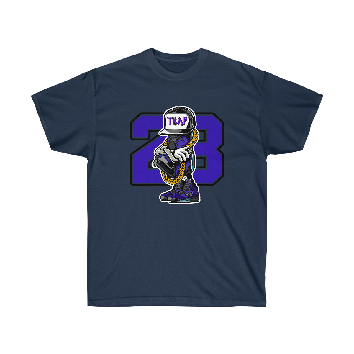 Trap Life JD 23 Men T-Shirt - Navy, S image
