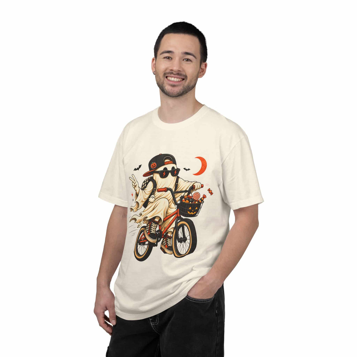 Gangster Mask Unisex Garment-Dyed T-shirt image 18