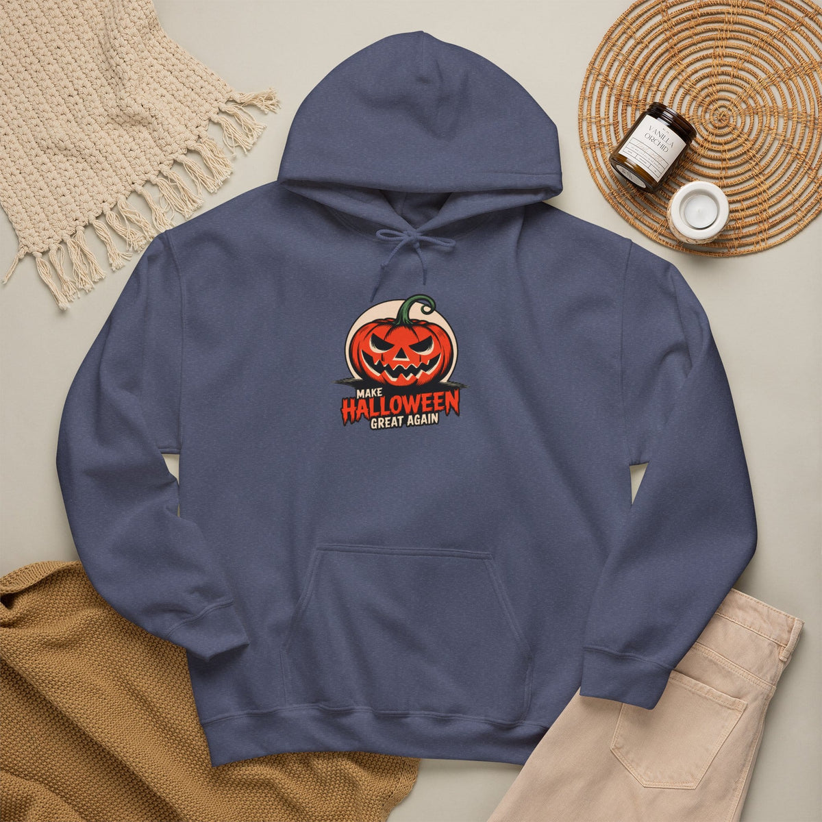 Make Halloween Great Again Hooded Sweatshirt image 80