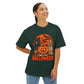 Midnight Cat Unisex Oversized Boxy Tee image 17