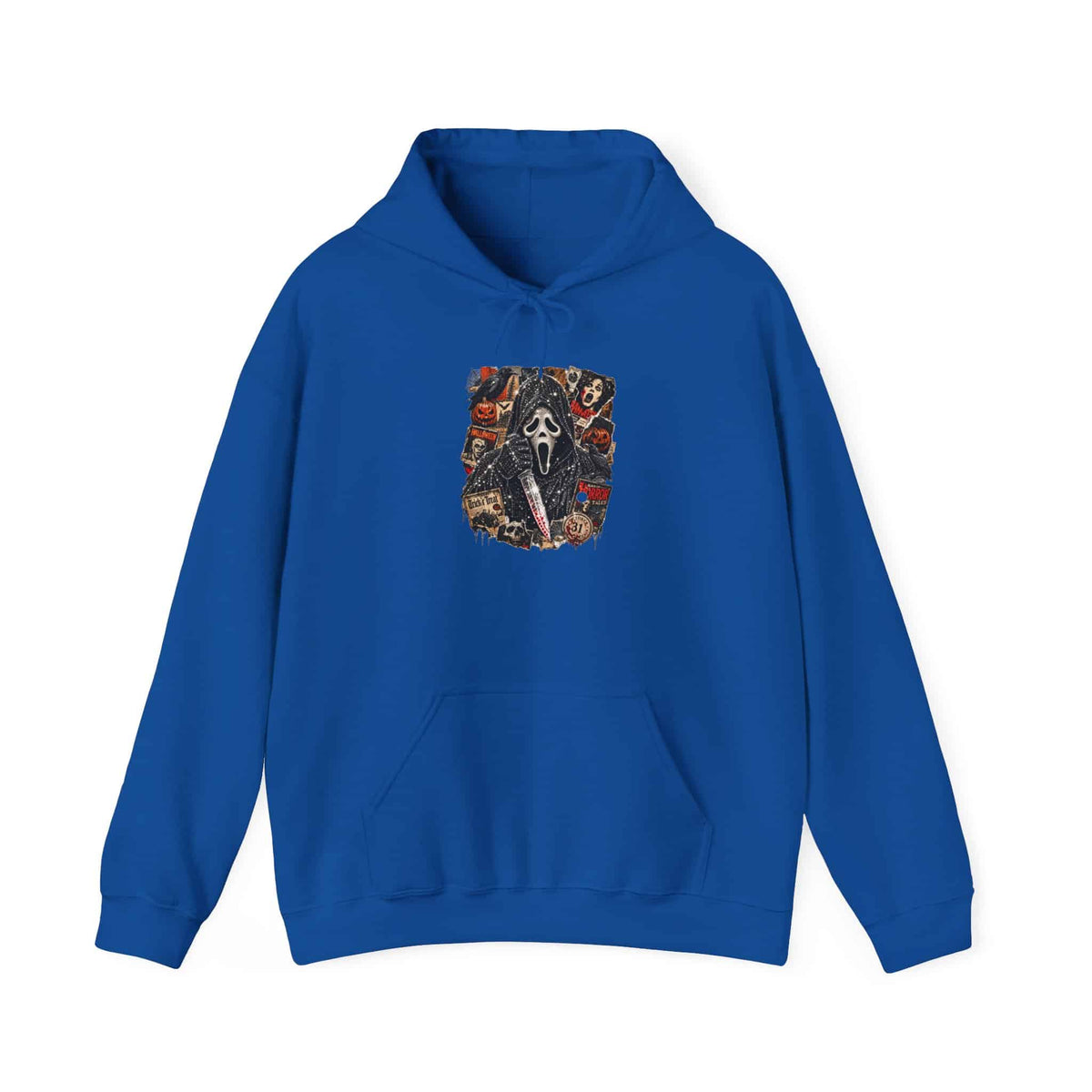 Halloween Horror Hooded Sweatshirt - 2XL, Royal image