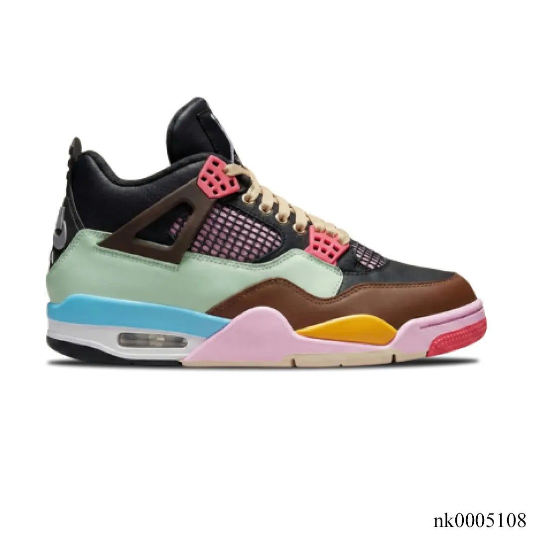 J Balvin x AJ 4 Multicolor Shoes Sneakers - nk0005108 image 0