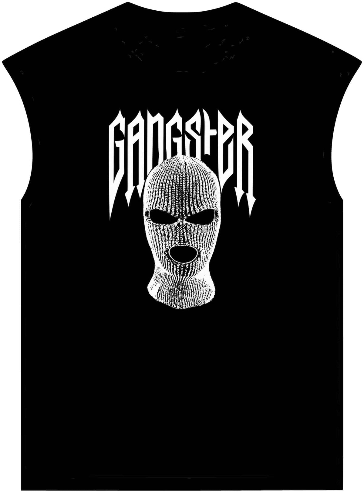 Gangster Mask Unisex Garment-Dyed Muscle Tee image