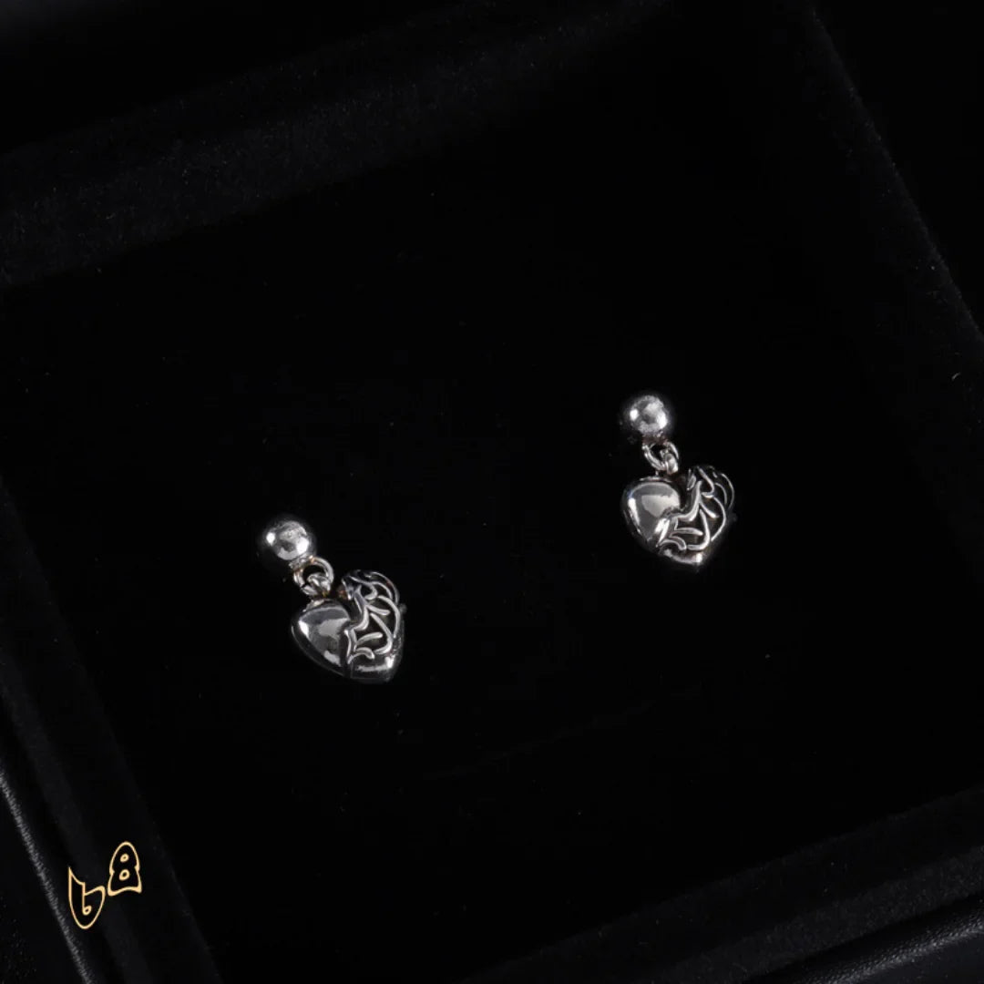 CH Vine Heart Drop Earrings - CH0153 image 2