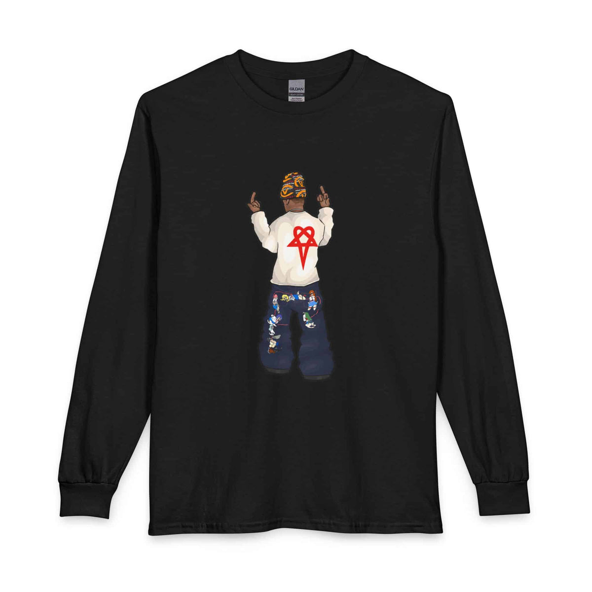Rebel Attitude Long Sleeve T-Shirt image 0