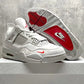 Nigel Sylvester x AJ 4 White Grey Mamba Shoes Sneakers - nk0004677 image 5